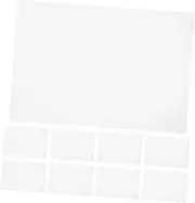 JEWEDECO Versatile 100pcs Plastic Shipping Label Sleeves Adhesive Packing Slip Envelopes for Mail Storage