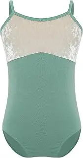 [FEESHOW] Kids Girls Dance Leotards Sleeveless Athletic Ballet Unitards Body Training Acrobatics Dancewear