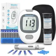 Blood Glucose Monitor Kit Diabetes Testing Kit Blood Glucose Meter 100 Glucom...