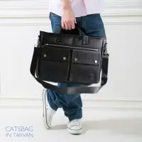 在飛比找momo購物網優惠-【Catsbag】防潑水防刮耐磨電腦包YT0561(#斜背包