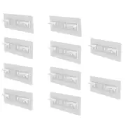 Shelf Support Adhesive Pegs Closet Partition Bracket for Kitchen Bedroom3740
