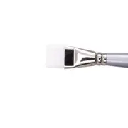 Jasart Short Flat Size 3/4 Acrylic/Watercolour Paint Brush Synthetic WHT Taklon