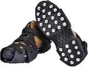 [Generic] Crampons for Hiking Boots - 32-Spikes Anti Slip Traction Cleats | Winter Hiking Boots Spikes Crampons for Jogging Snow and Ice