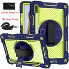 For Samsung Galaxy Tab A A7 A8 S7 S9 FE Tablet Shockproof Strap Stand Case Cover