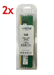 Crucial CT4G4RFS8266 (2-Pack) 4GB DDR4 2666 RDIMM 1.2V Server Memory