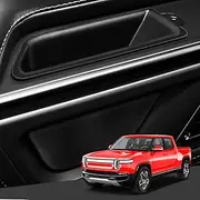 4PCS Door Storage Box Pockets Compatible with Rivian R1S R1T,Door Side Insert Organizer for Rivian R1S 2022-2025 Interior Door Storage Expansion Accessories,Holder Organizer Storage Tray