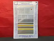 Microscale HO Decal #87-374 Canadian National NEW
