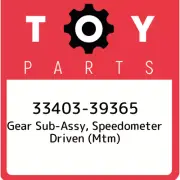 33403-39365 Toyota Gear sub-assy, speedometer driven (mtm) 3340339365, New Genui