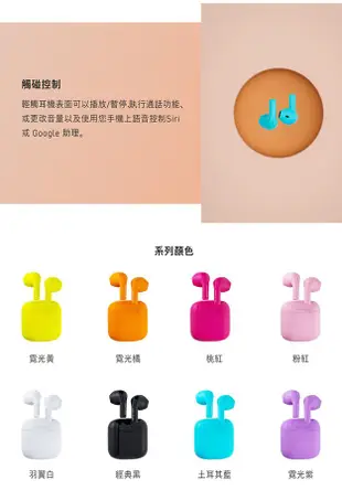 HAPPY PLUGS Joy真無線藍牙耳機/ 經典黑