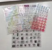 NEW!* 291 PC Productivity Rubber Stamp Lot - Symbols for Planners/Calendars
