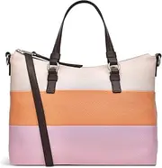 [RADLEY] London Lyme Terrace Stripe Women's Medium Leather Ziptop Satchel Bag, Clay Pink, Clay Pink