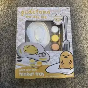 NEW, Gudetama The Lazy Egg Paint Your Own Trinket Tray