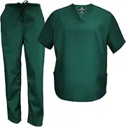 [Natural Uniforms] Men's Scrub Set Medical Scrub Tops and Pants
