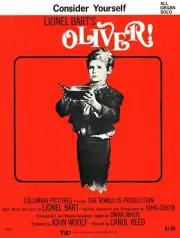 CONSIDER YOURSELF SHEET MUSIC-ALL ORGAN SOLO-LIONEL BART'S OLIVER-1960-RARE-NEW
