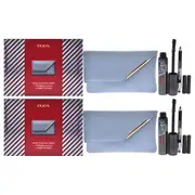 Pupa Milano Vamp! Explosive Lashes and Multiply Set - Pack of 2 For Women 3 Pc 0.40oz Vamp! Explosive Lashes Mascara - 110 Black, 0.03oz Multiplay Eye Pencil - 09 Black, Wallet