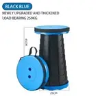 Portable Telescoping Folding Camping Stool, Outdoor Foldable Beach Chair, Foldin