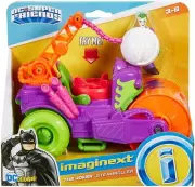 Brand New Fisher Price Imaginext DC SUPER FRIENDS - THE JOKER STEAMROLLER