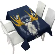 Birds and Moose Tablecloth