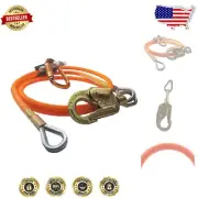 Professional-Grade Steel Core Flip Line Kit for Tree Climbing - 1/2in x 14ft