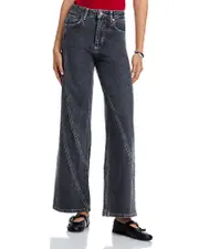 Rails Getty High Rise Twist Seam Jeans in Dark Charcoal