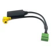 For mmI 3G Bluetooth-Compatible 5.0 AUX Multimedia Bluetooth Adapter Audio Cable for A4 A5 A6 Q5 S5 As Shown