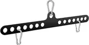 Fitness Home Pulley System Gym Accessories Spreader Bar Multi Grip Wide Lat Pull Down Bar D Handle Cable Bar Rope Attachments Cable Machine for Back Strength Train Functional Trainer Attachment