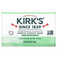 在飛比找iHerb優惠-[iHerb] Kirk's 全優質椰子油、溫和橄欖香皂、舒