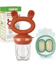 Haakaa Baby Feeder & Mini Freezer Tray 4+ months