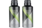 2x Guess Night Access Mens Designer Fragrance Cologne 150ml Deodorant Spray
