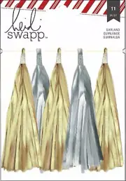 Oh What Fun Garland Tassels Silver Gold Glit(3 Piece)