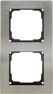 OPUS® 55 Fusion Stainless Steel Cover Frame 2-Way Base Frame Black