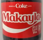 Share A Coke With Makayla 2025 Personalized Limited Edition Coca Cola Bottle