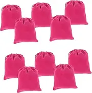 Beaupretty 10pcs Velvet Drawstring Pouches Soft Flannel Storage Bags for Jewelry Rings Coins Travel Compact Protective Pouches for Men and Women for Organizing Small Items