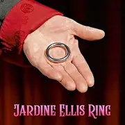 MilesMagic Magician's Jardine Ellis Ring Gimmick with Book Silver Metal Penetration Pass Thru Real Magic Trick