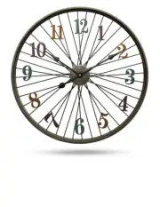 Oversized 20 inch wall clock - Bicycle spoke design - Clock Canvas CCVW0001