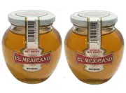 EL MEXICANO Pure HONEY No Sugar Added Natural Bee Honey Best Quality 16oz 2-Pack