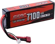 2S2P 7.4V 7100mAh 70C Lipo Battery Compatible with RC Cars Trucks Tanks Racing Hobbies Replacement Batteries with T-Plugs