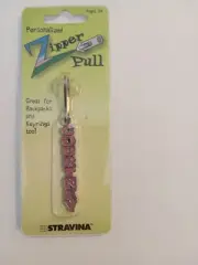 COURTNEY (Pink Sparkle) Peronalized Zipper Pull Brand New