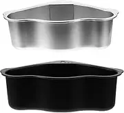 GLSTOY Drying Rack Kitchen Storage Drain Basket Dishrack Stainless Steel Sink Basket