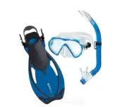Mares Seahorse Allegra Kids Snorkel and Fins Set Blue L / XL
