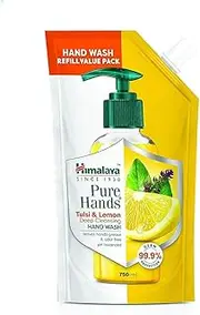 Himalaya Pure Hands | Deep Cleansing Tulsi and Lemon Hand Wash Refill - 750 ml