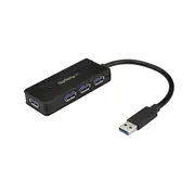 Startech Usb Hub External Black 4 Total