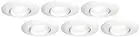 4" White Gimbal Retrofit 10W LED Eyeball Downlights 6-Pack