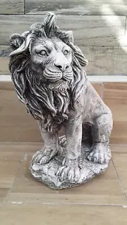 Latex and fiberglass backer new moldlion 13.5" tall new mold ready to ship