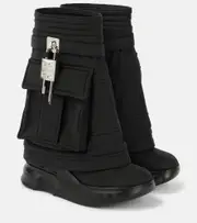 [Givenchy] Givenchy Shark Lock Biker technical ankle boots AU 11 black