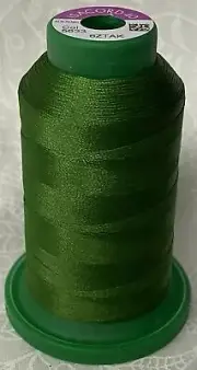 ISACORD 40, Machine Embroidery / Sewing Thread 1000m Colour 5633 LIME GREEN