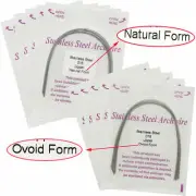Stainless Steel Orthodontic Arch Wire Arcos De Ortodoncia Natural Ovoid Round