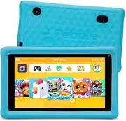 Pebble Gear 7" Blue Tablet for Kids – Andorid Tablet with Over 500 Games, Apps and eBooks – Includes Bumper Case Protector – Super-Easy Parental Controls Set Up – Ideal Kids