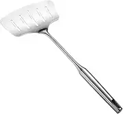 Ciieeo Widen Stainless Steel Slotted Turner for Cooking Fried Fish Spatula Pizza Shovel for Steak Seafood Sturdy Easy to Clean Kitchen Utensil