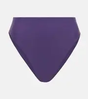 [Jade Swim] Jade Swim Incline high-rise bikini bottoms AU 14 purple